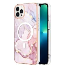 iPhone 15 Pro Skal MagSafe Marmor Ros&eacute;guld - Teknikhallen.se
