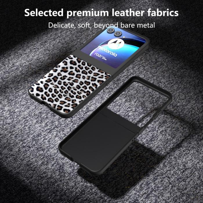 Bild 4,  Motorola Razr 60 / 50 5G Mobilskal Leopard Mönster - Teknikhallen.se