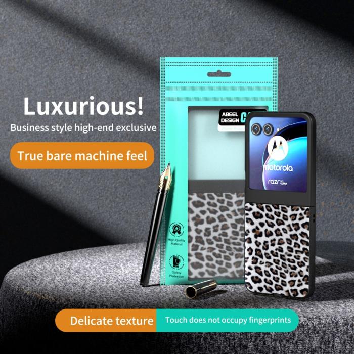 Bild 6,  Motorola Razr 60 / 50 5G Mobilskal Leopard Mönster - Teknikhallen.se