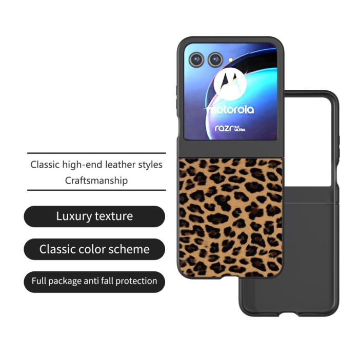 Bild 2,  Motorola Razr 60 / 50 5G Mobilskal Leopard Mönster - Teknikhallen.se