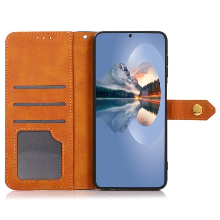 Bild 2, KHAZNEH KHAZNEH Samsung Galaxy S23 FE Fodral Dual-Color Brun - Teknikhallen.se