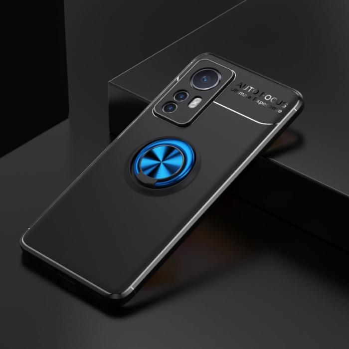 Bild 2,  Xiaomi 12 Skal Ring Svart/Blå - Teknikhallen.se