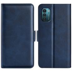  Nokia G11 / G21 Fodral Magnetisk St&auml;ngning Bl&aring; - Teknikhallen.se