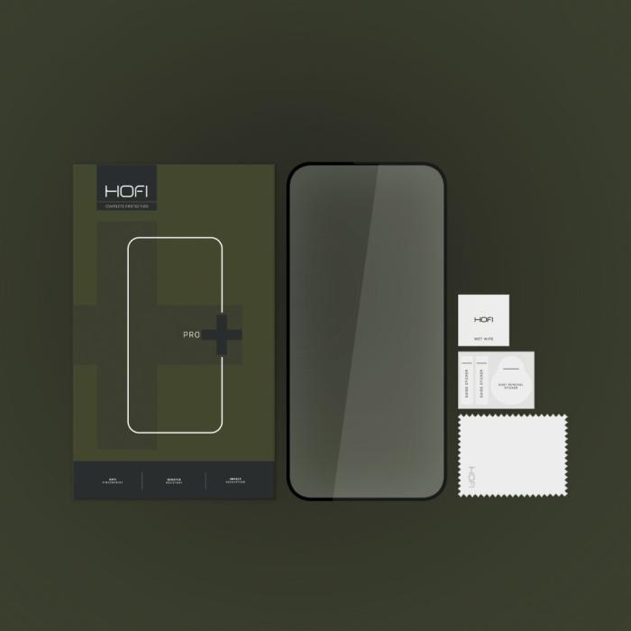 Bild 4, HOFI HOFI iPhone 15 Plus Skärmskydd Pro+ Härdat Glas Svart - Teknikhallen.se