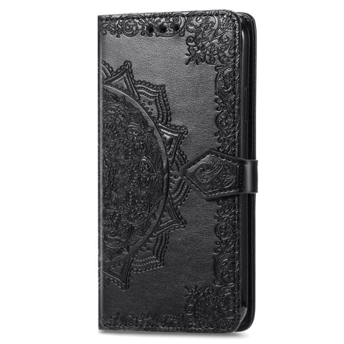 Bild 5,  Samsung Galaxy S24 Fodral Mandala Tryck Svart - Teknikhallen.se