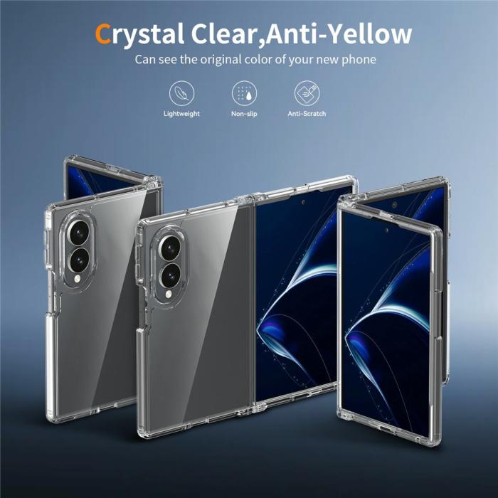 Bild 2,  Samsung Galaxy Z Fold 8 Skal TPU Transparent - Teknikhallen.se