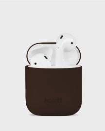 holdit holdit AirPods 1/2 Skal Silikon Chocolate - Teknikhallen.se