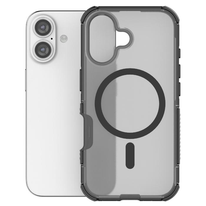 Bild 3,  iPhone 16 Skal MagSafe Shockproof Hybrid Svart - Teknikhallen.se