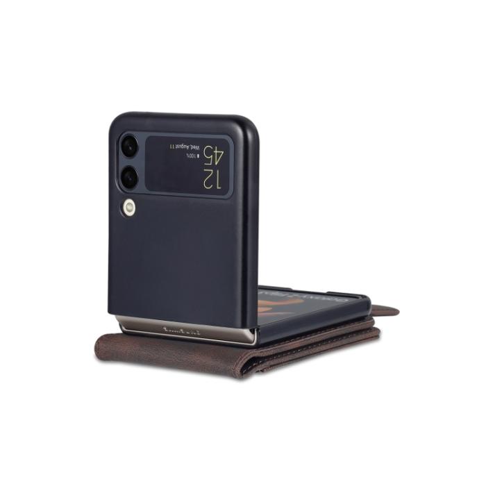 Bild 4, AZNS AZNS Galaxy Z Flip 3 Fodral Skin Touch Brun - Teknikhallen.se