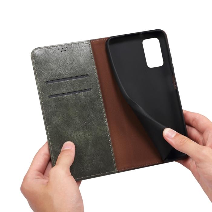 Bild 6,  Xiaomi 13 Pro 5G Fodral Oil Wax Flip Läder Grön - Teknikhallen.se