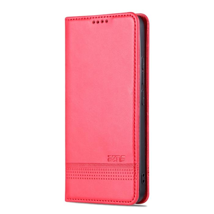Bild 2, AZNS AZNS Xiaomi 13 5G Fodral Flip Läder Rosa/Röd - Teknikhallen.se