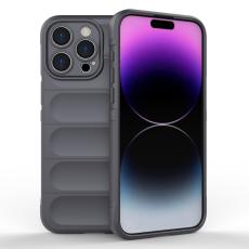  iPhone 15 Pro Max Skal Magic Shield M&ouml;rk Gr&aring; - Teknikhallen.se