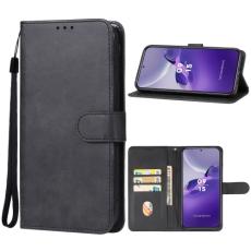  Samsung Galaxy A24 5G Fodral L&auml;der Svart - Teknikhallen.se