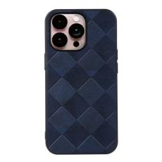  iPhone 14 Pro Max Skal V&auml;vd Textur Bl&aring; - Teknikhallen.se