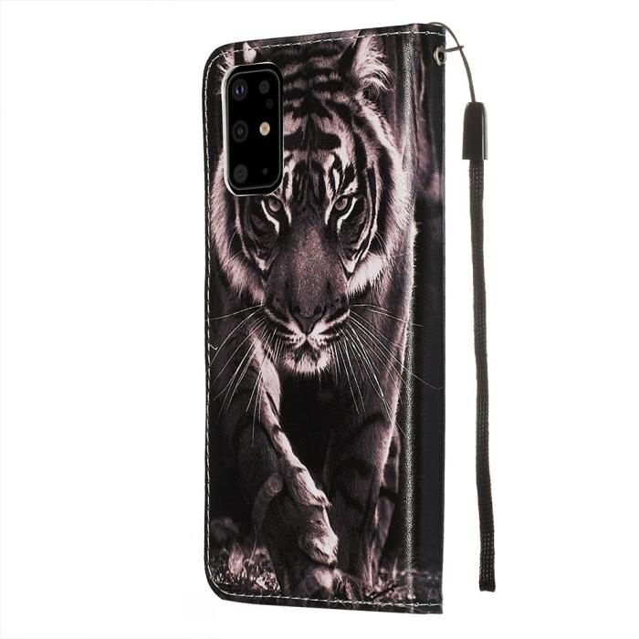 Bild 5,  Samsung Galaxy S20 Plus - Plånboksfodral - Tiger - Teknikhallen.se