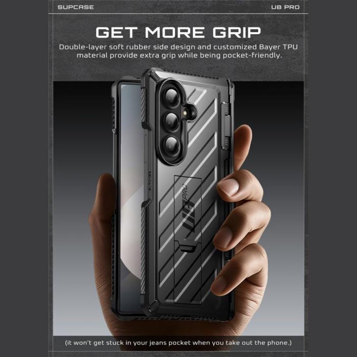 Bild 5, Supcase Supcase Samsung Galaxy Z Fold 7 Skal Unicorn Beetle Pro Svart - Teknikhallen.se