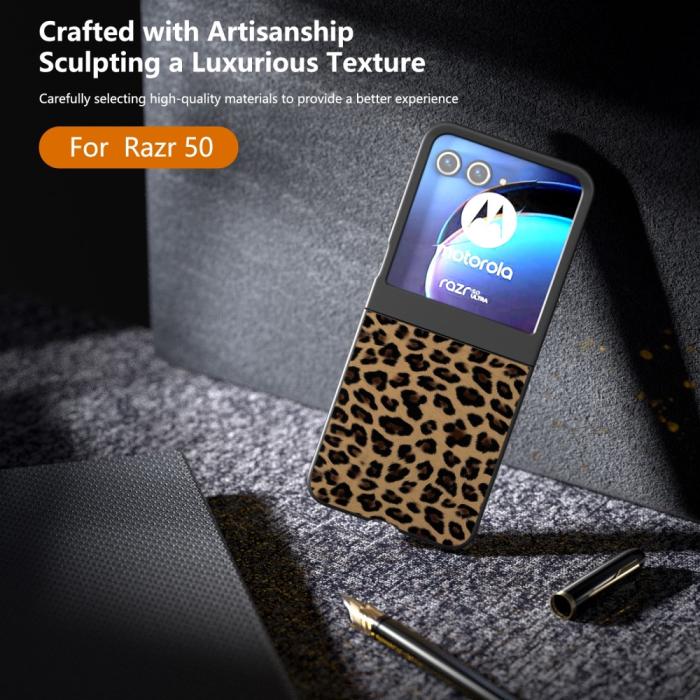 Bild 3,  Motorola Razr 60 / 50 5G Mobilskal Leopard Mönster - Teknikhallen.se