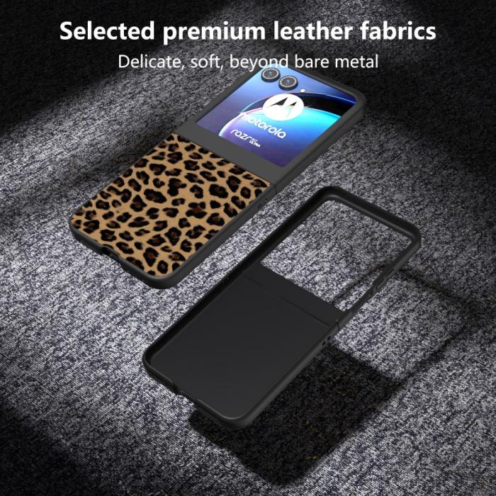 Bild 4,  Motorola Razr 60 / 50 5G Mobilskal Leopard Mönster - Teknikhallen.se