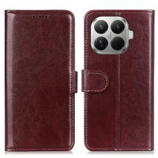  Xiaomi 17T Fodral Crazy Horse L&auml;der Brun - Teknikhallen.se