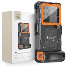 Tech-Protect Tech-Protect Universal IPX8 Dykning Vattent&auml;tt Fodral Svart/Orange - Teknikhallen.se
