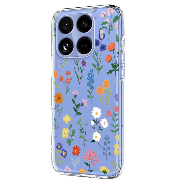 Bild 2,  Xiaomi 15T Pro Skal Med Tryck Blommor - Teknikhallen.se