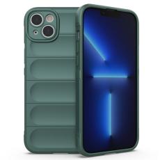  iPhone 14 Plus Skal Magic Shield TPU M&ouml;rk Gr&ouml;n - Teknikhallen.se