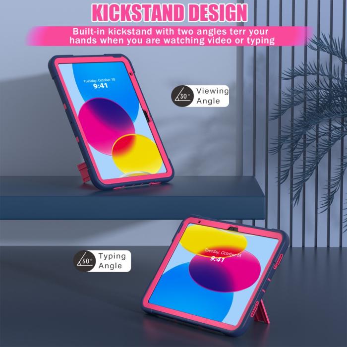 Bild 5,  iPad 11 2025 / 10.9 2022 Shockproof Hybrid Skal Med Kickstand - Teknikhallen.se