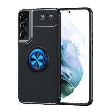  Samsung Galaxy S22 Skal Ring Svart/Bl&aring; - Teknikhallen.se
