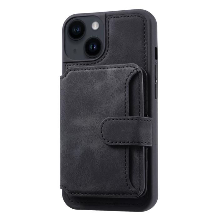 Bild 5,  iPhone 15 Skal RFID Med Plånboksfunktion Svart - Teknikhallen.se