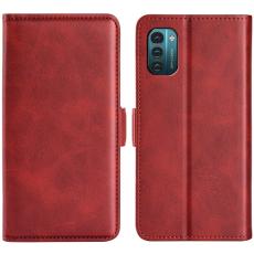  Nokia G11 / G21 Fodral Magnetisk St&auml;ngning R&ouml;d - Teknikhallen.se
