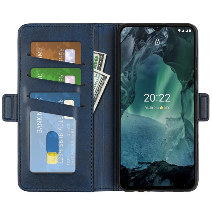 Bild 5,  Nokia G11 / G21 Fodral Magnetisk Stängning Blå - Teknikhallen.se