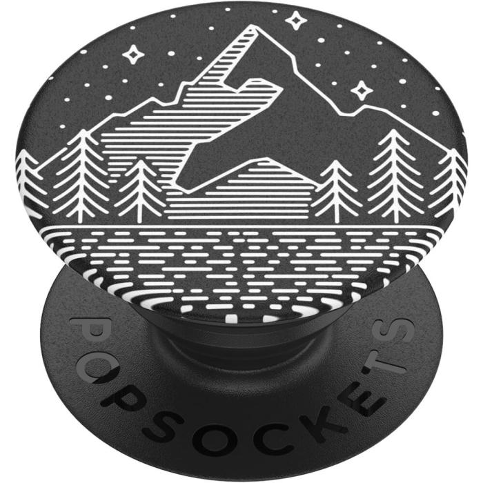 Bild 2, PopSockets PopSockets Avtagbart Grip med Ställfunktion Peak Relief - Teknikhallen.se