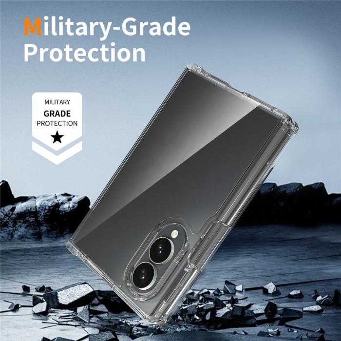 Bild 6,  Samsung Galaxy Z Fold 8 Skal TPU Transparent - Teknikhallen.se