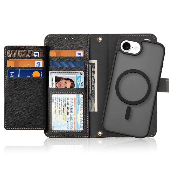 Bild 2, DUX DUCIS DUX DUCIS iPhone 17e/16e 2in1 Magnet Fodral Lawa Series Svart - Teknikhallen.se