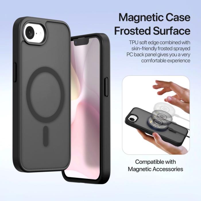 Bild 6, DUX DUCIS DUX DUCIS iPhone 17e/16e 2in1 Magnet Fodral Lawa Series Svart - Teknikhallen.se