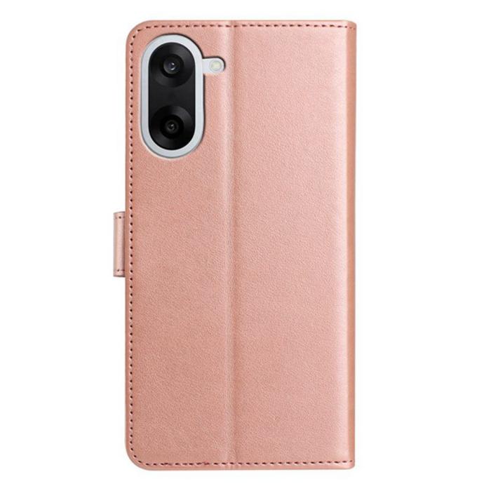 Bild 2,  OnePlus Nord CE5 Fodral Läder Roséguld - Teknikhallen.se