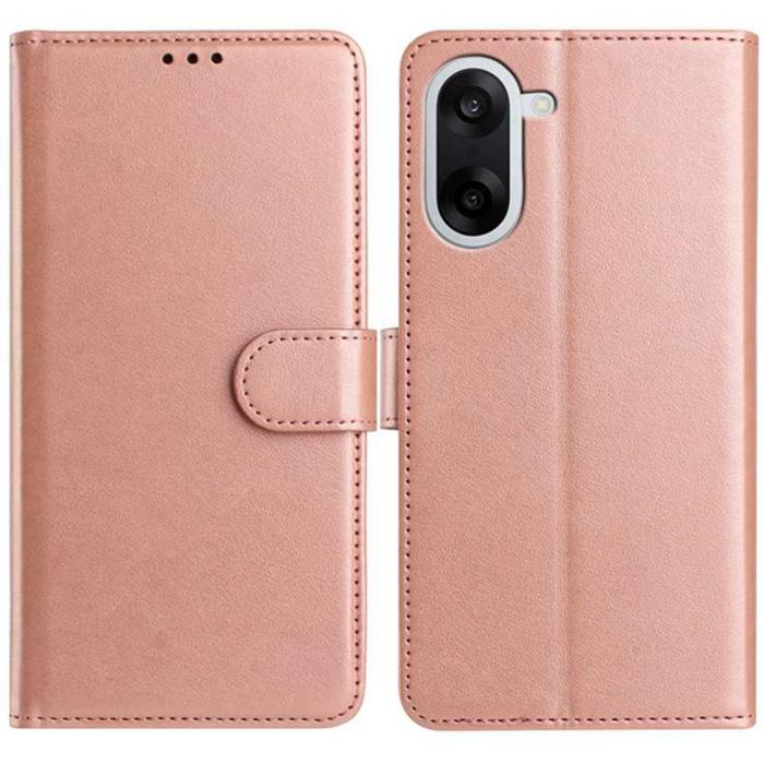 Bild 3,  OnePlus Nord CE5 Fodral Läder Roséguld - Teknikhallen.se