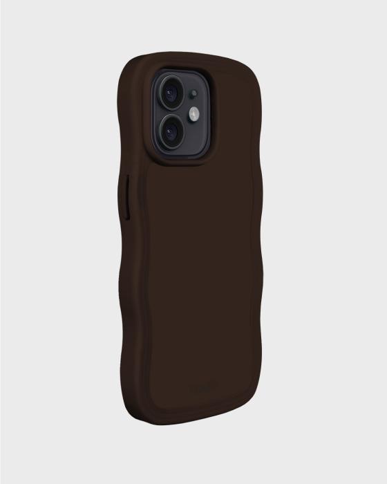Bild 2, holdit holdit iPhone 12 / 12 Pro Skal Wavy Chocolate - Teknikhallen.se