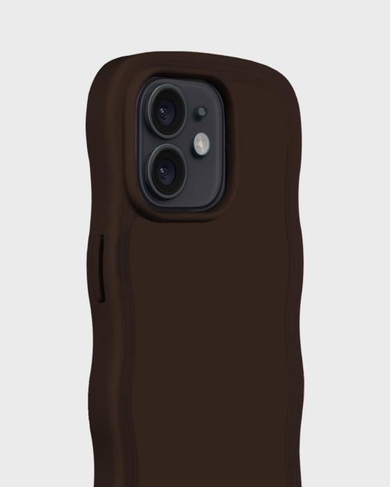 Bild 3, holdit holdit iPhone 12 / 12 Pro Skal Wavy Chocolate - Teknikhallen.se