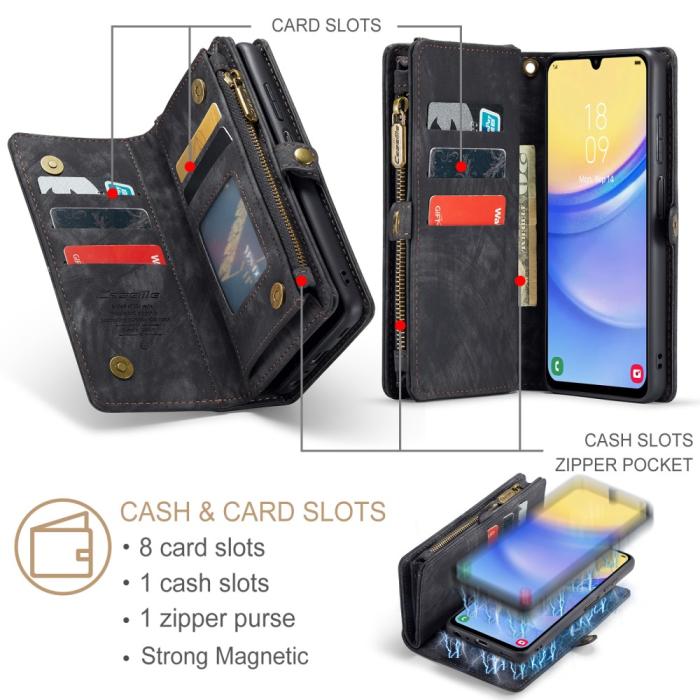 Bild 5, CASEME CASEME Samsung Galaxy A16 Fodral Multifuntionell Svart - Teknikhallen.se