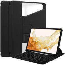  Galaxy Tab S9 Plus Fodral 360&deg; Rotation Hybrid Svart - Teknikhallen.se