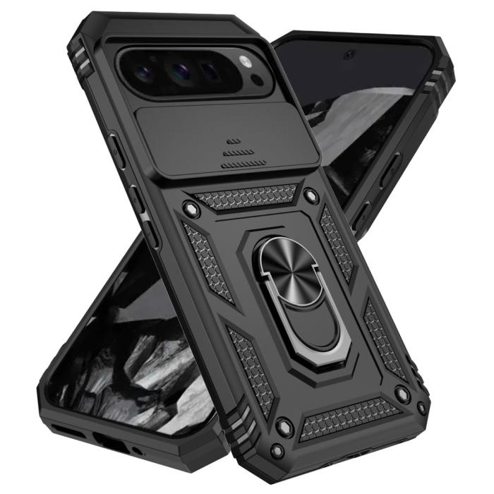 Bild 3,  Google Pixel 9 Pro XL Skal CamShield Armor Ring Svart - Teknikhallen.se
