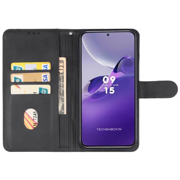Bild 3,  Samsung Galaxy A24 5G Fodral Läder Svart - Teknikhallen.se