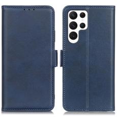  Samsung Galaxy S23 Ultra Fodral Magnetisk St&auml;ngning Bl&aring; - Teknikhallen.se