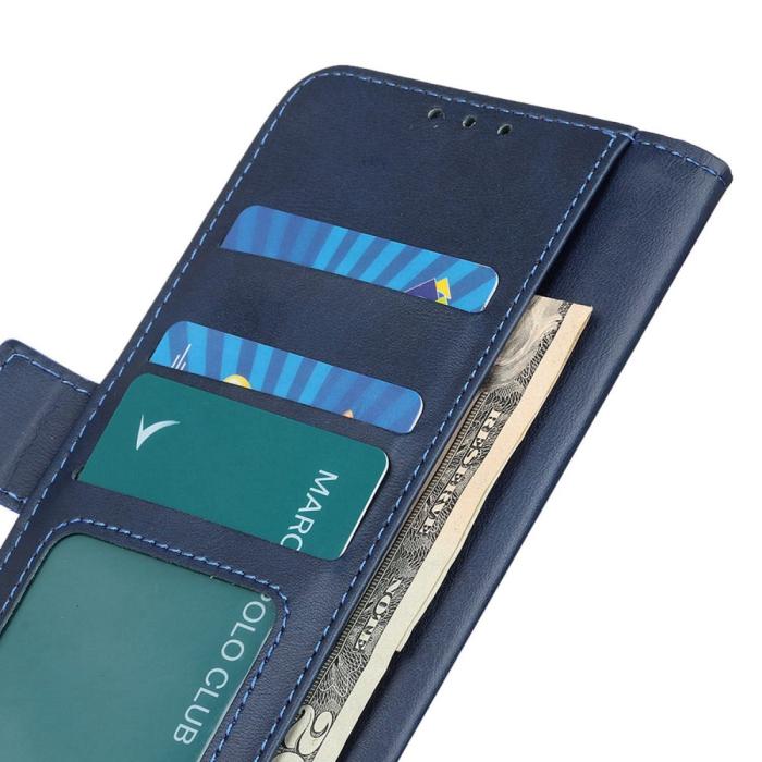 Bild 4,  Samsung Galaxy S23 Ultra Fodral Magnetisk Stängning Blå - Teknikhallen.se