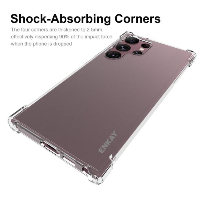 Bild 2, ENKAY ENKAY Samsung Galaxy S23 Ultra Skal Shockproof TPU - Teknikhallen.se