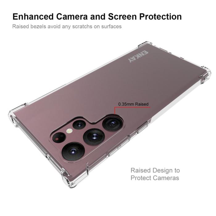 Bild 3, ENKAY ENKAY Samsung Galaxy S23 Ultra Skal Shockproof TPU - Teknikhallen.se