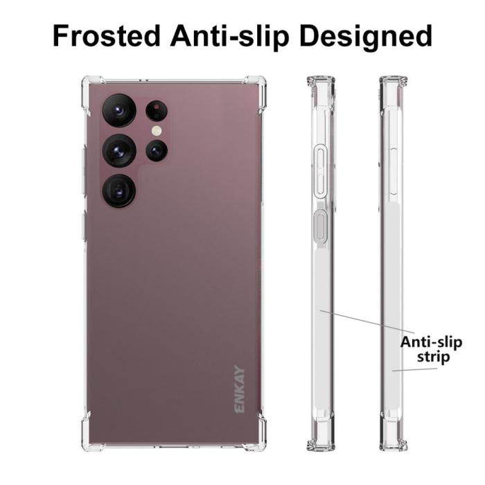Bild 4, ENKAY ENKAY Samsung Galaxy S23 Ultra Skal Shockproof TPU - Teknikhallen.se