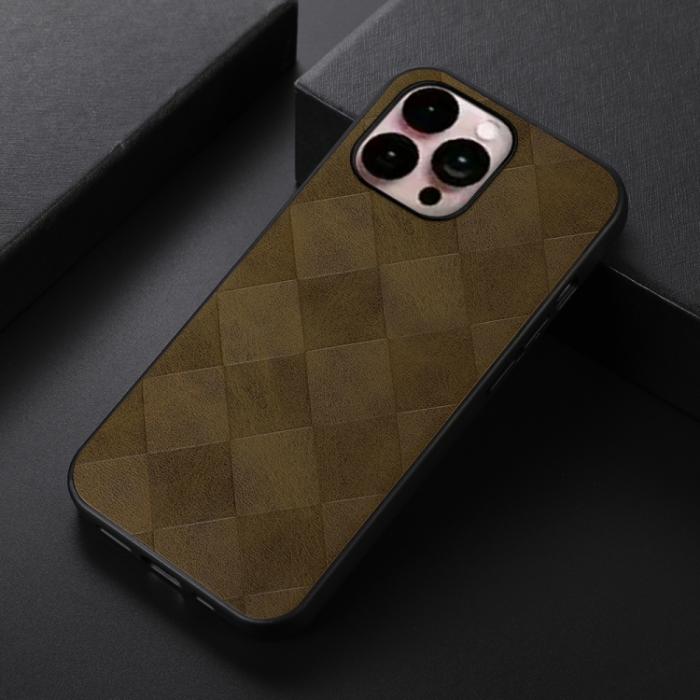Bild 2,  iPhone 14 Pro Max Skal Vävd Textur Grön - Teknikhallen.se