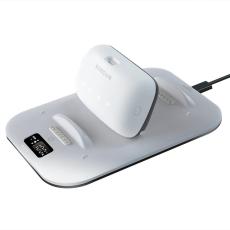 BOBOVR BOBOVR 30W Laddningsstation F&ouml;r 3x B100 Batteri Vit - Teknikhallen.se